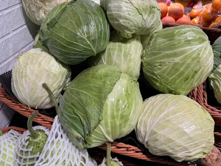 菜販透露如今連想賣高麗菜都買不到。許家柔攝