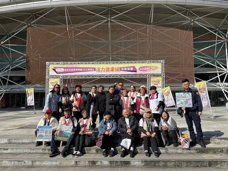 桃園警方前往巨蛋體育館進行宣導。警方提供