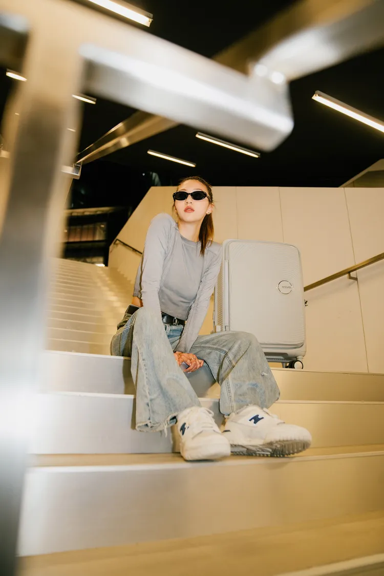 American Tourister CURIO輕鬆搭出多元美式復古風。品牌提供