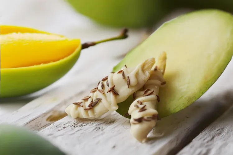 療癒果物系列-香料青芒果，《果乾類巧克力》項目 世界銅牌 。業者提供