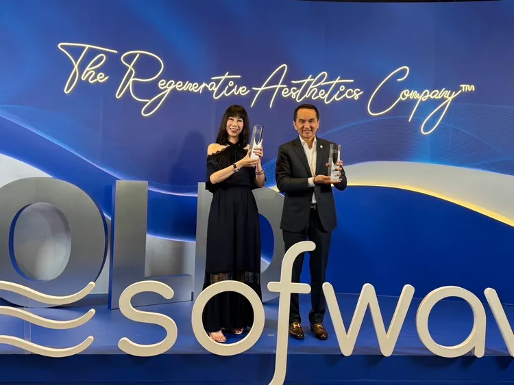 愛爾麗集團董事長常如山（右）與總經理劉貞華（左）。愛爾麗集團提供