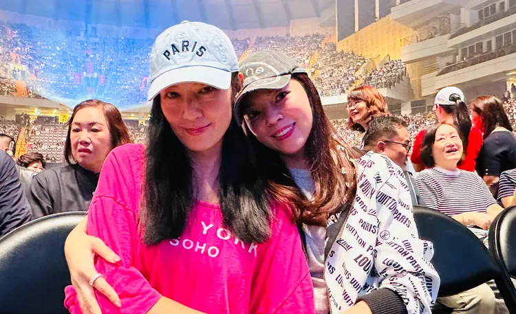 林熙蕾與曾馨瑩開心到場朝聖。林丞偉攝