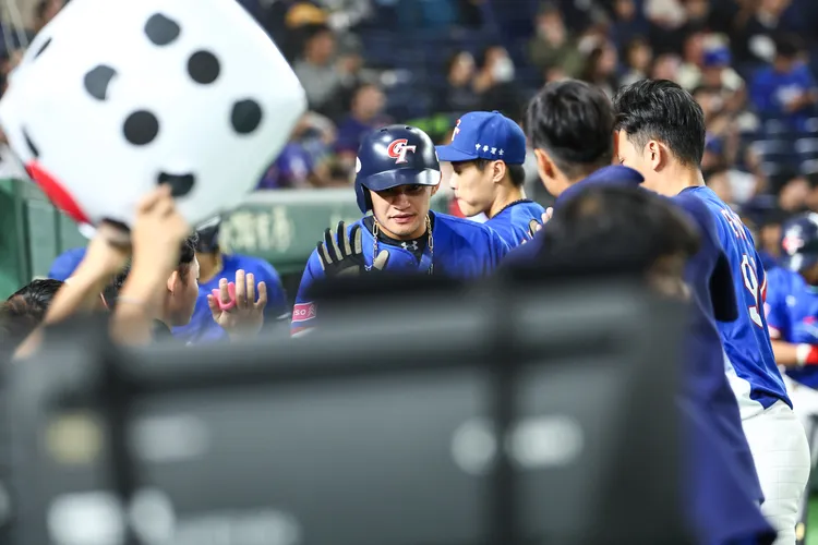 中華隊的幸運骰子發威。  棒協提供