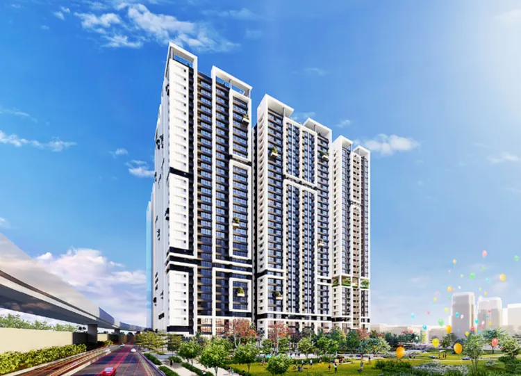 單元4將規劃4棟地上33層樓超高建築。住都中心提供