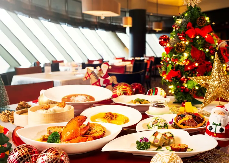台北遠東香格里拉上海醉月樓，12/21至1/1元旦推出九道式節慶晚間套餐，每位3580+10%元。業者提供
