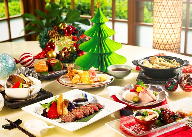 台北遠東香格里拉ibuki日本料理餐廳，12/21至1/2推出七道式節慶套餐，每位3280元+10%元。業者提供