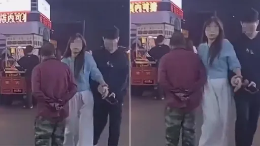 狼性!59歲阿伯逛夜市「一路撞奶」 見女就硬擠、遇男就讓道