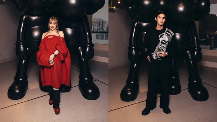 韓星CL（左圖）與泰國明星Bright。品牌提供