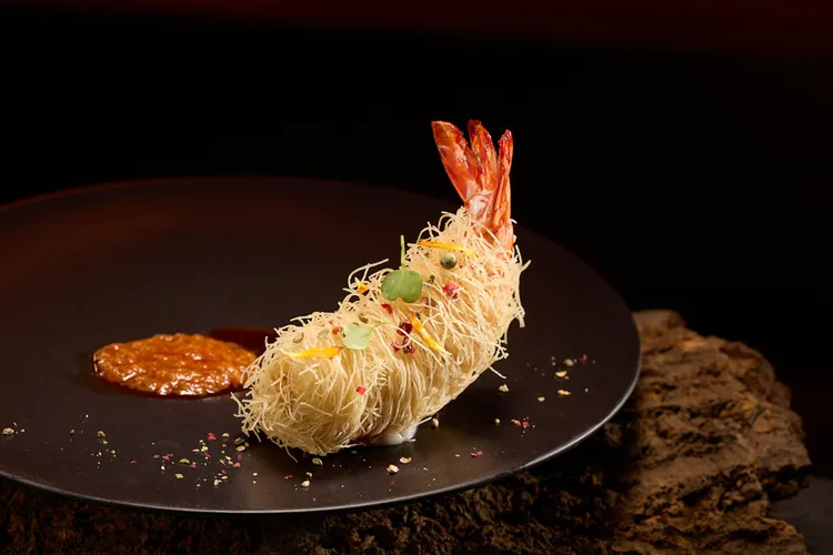 贅沢揚物_海老佐濃蝦醬。業者提供