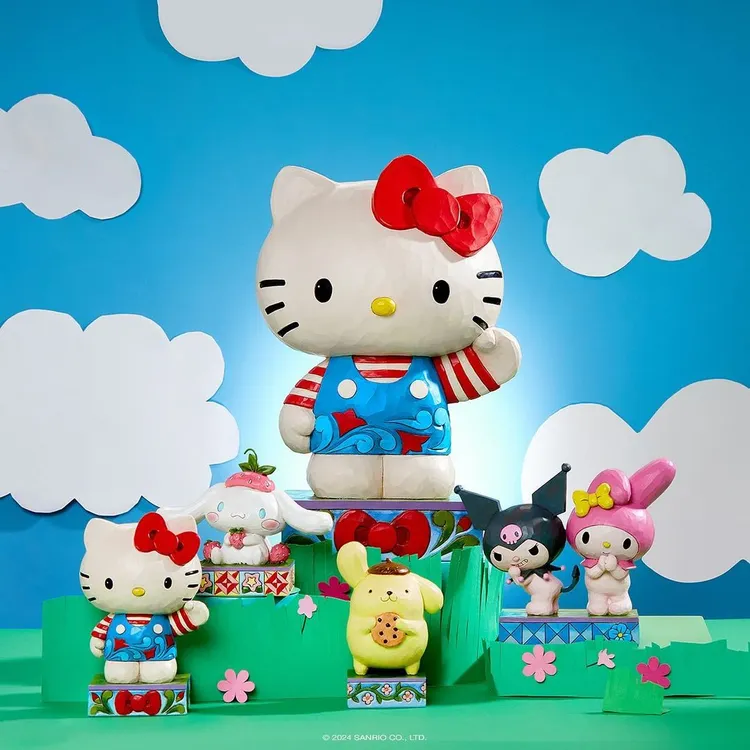 日本製造商三麗鷗打造Hello Kitty與其他可愛的角色。翻攝IG@Sanrio