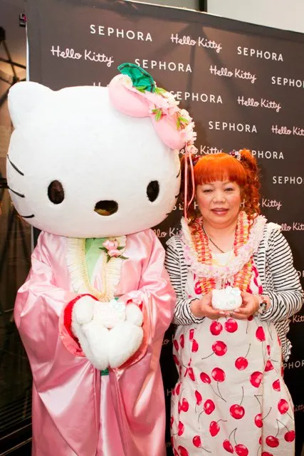 第三代設計師山口裕子主導Hello Kitty視覺風格45年。翻攝FB/ Hello Kitty