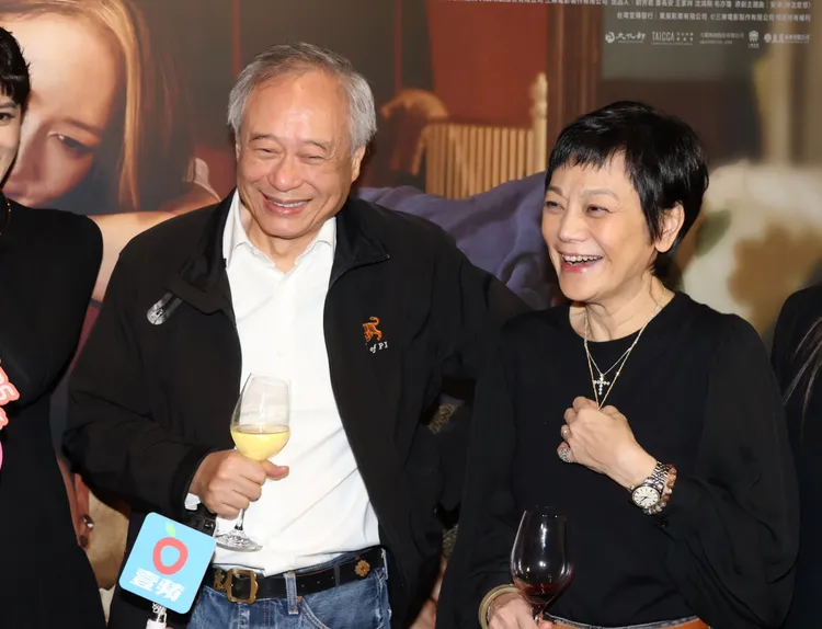 李安（左）和張艾嘉相談甚歡。莊宗達攝
