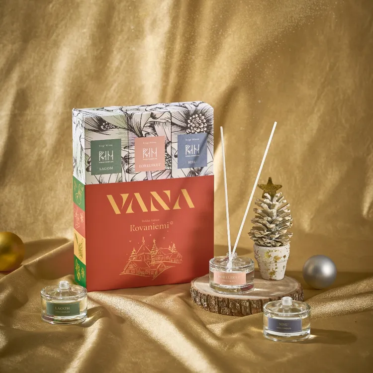 聖誕限定香氛擴香瓶3入組（50ml*3），990元。品牌提供