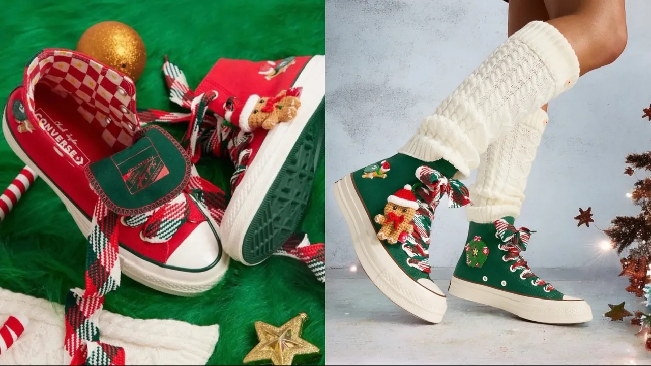 Converse推出2款聖誕鞋款。品牌提供
