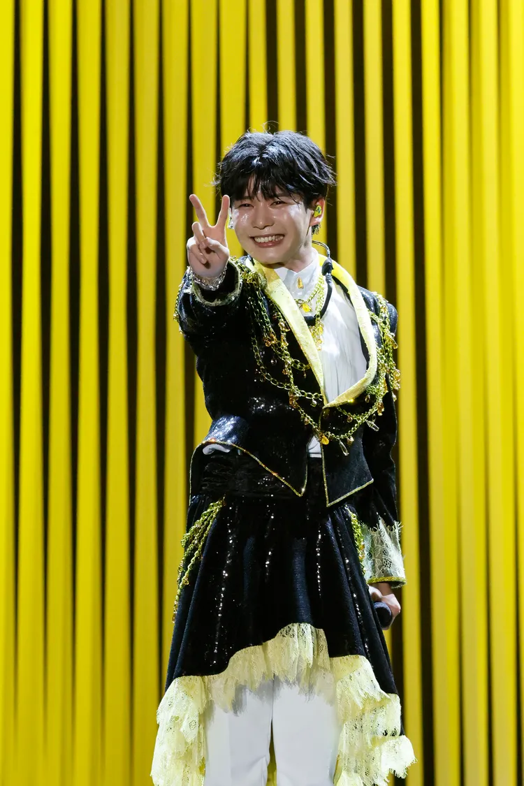 長尾謙杜最喜歡的中文是「好QQ」。大鴻藝術BIG ART、超級圓頂SUPER DOME提供