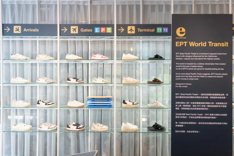 店內帶來一系列經典板鞋、超夯德訓鞋、舒適拖鞋。品牌提供