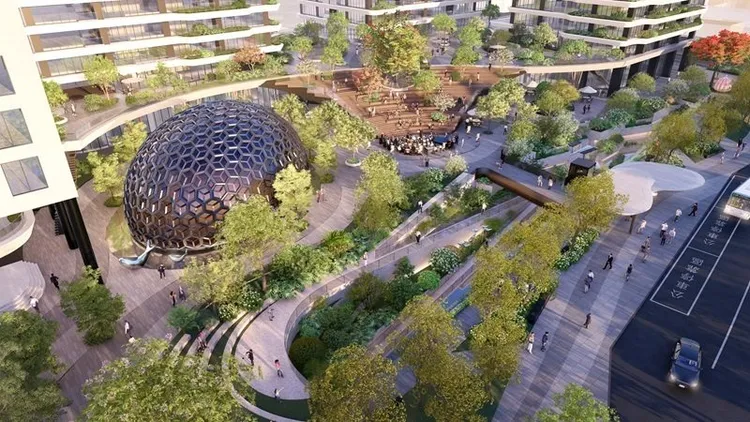 華友聯取得O10聯開案，未來將興建住宅與旅館大樓。高市捷運局提供