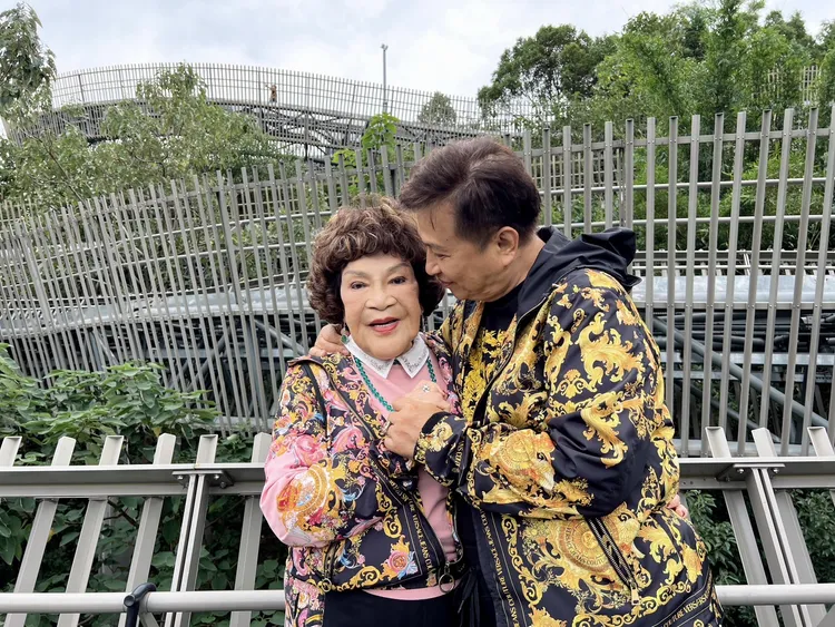 阿姑與李朝永雖有意外插曲，但旅遊還是很愉快。李朝永提供