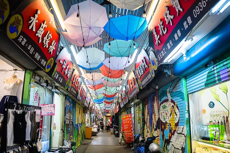 宛如童話幻境的中央商場。新竹市府提供