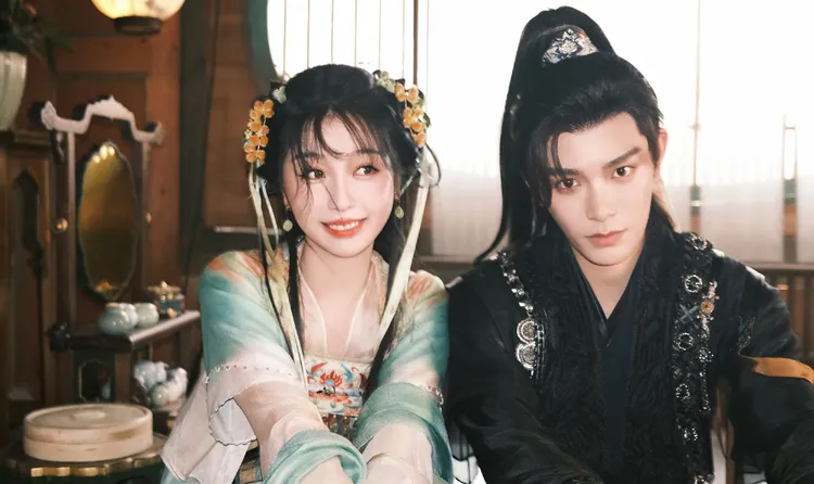 虞書欣《永夜星河》與丁禹兮二搭播出成績超好。劇照