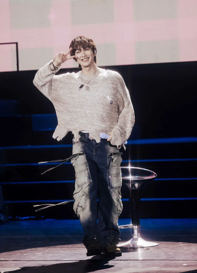 SHINee隊長溫流前天在台北國際會議中心辦見面會。開麗娛樂提供