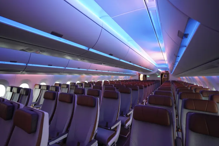 機艙設計由BMW集團的Designworks設計團隊打造，展現「舒適為家」的理念，搭配星空迎賓飾板和情境氣氛燈光，提升整體奢華感。星宇航空提供