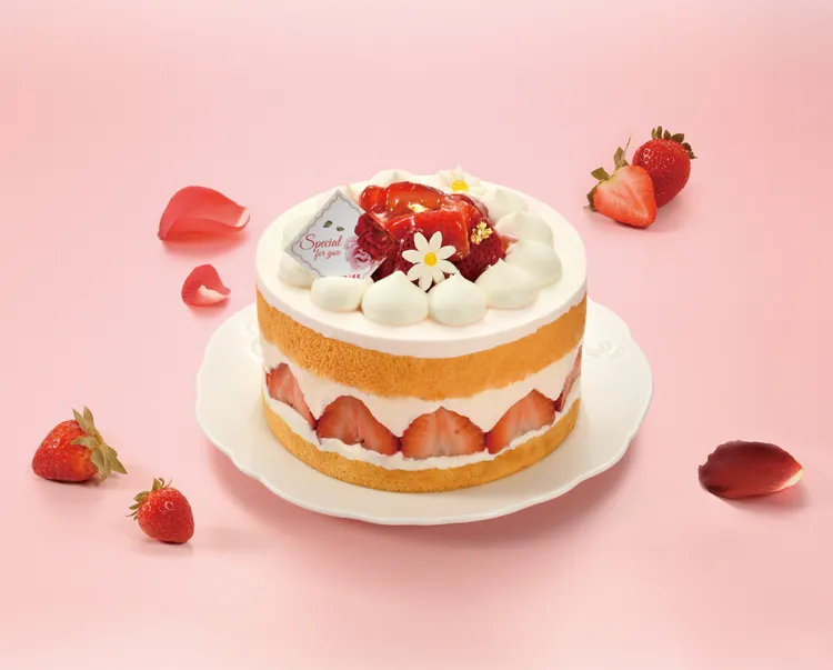 裸感草莓蛋糕。業者提供