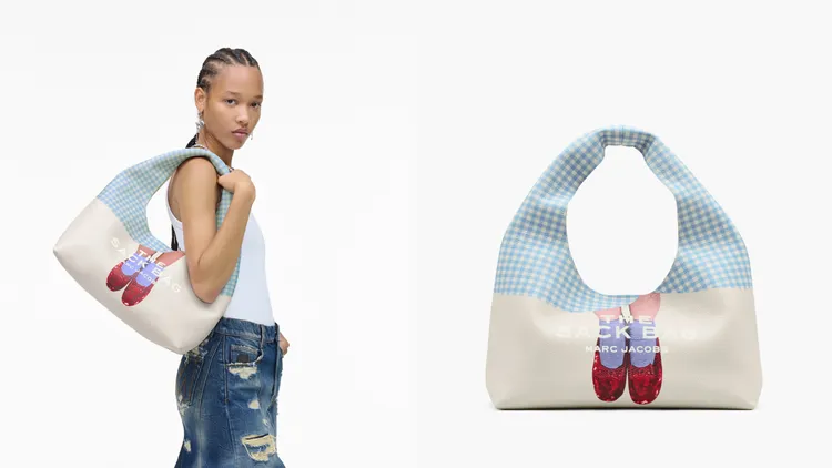 The Sack Bag綠野仙蹤系列皮革肩背包，2萬4700元。品牌提供