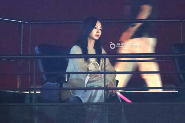 周子瑜沒戴帽子、口罩來力挺莊錠欣演唱會，誠意十足。特勤中心攝