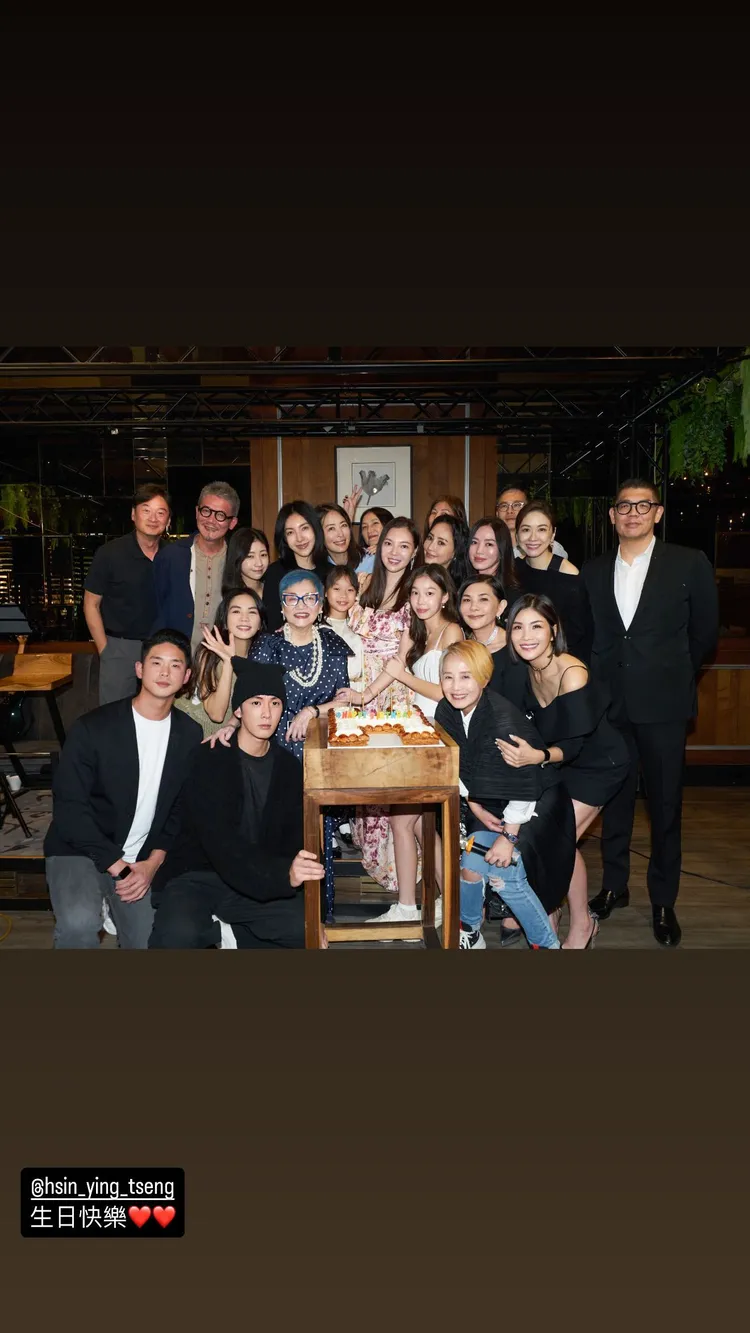 現場匯聚她和張清芳的20位共同好友，包含楊謹華、蔡依珊、連勝文、李明依、張小燕、關穎、柯震東、Ella等人都到場。翻攝柯震東IG