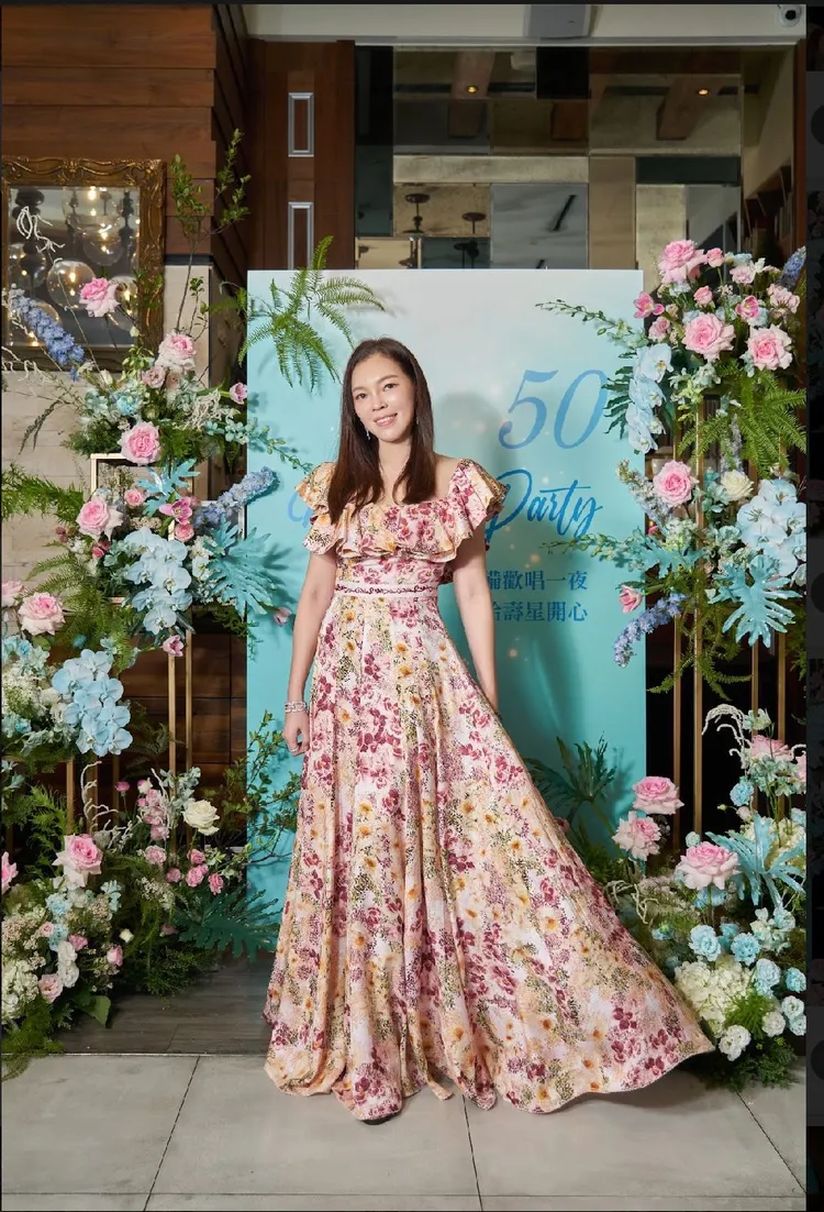 曾馨瑩11日將迎來50歲生日，日前在台北101隨意鳥地方舉辦生日派對。讀者提供