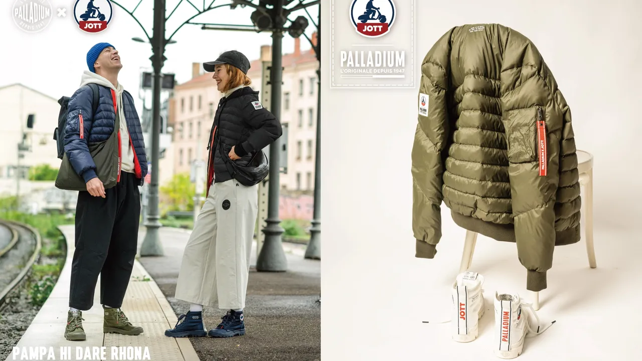 PALLADIUM與JOTT推出聯名系列。品牌提供