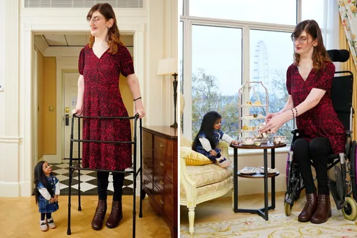 3個她還沒她高!全球「最高」與「最矮」女性震撼同框