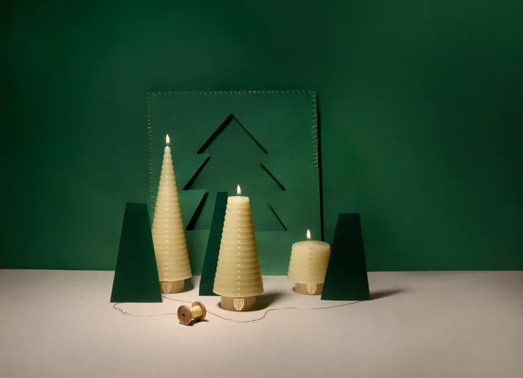 限量聖誕倒數餐燭，1050元。品牌提供