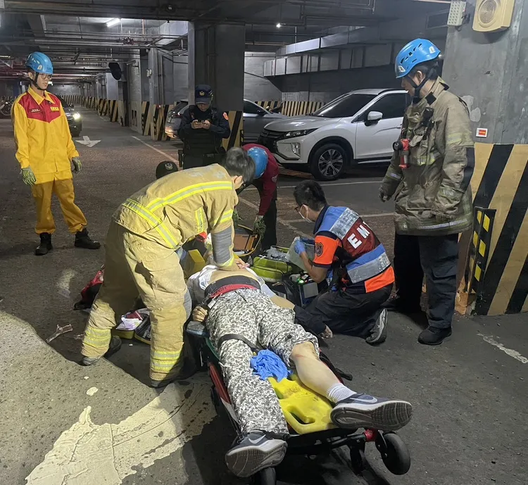 詳細肇事原因及老翁死因有待警方調查釐清。民眾提供