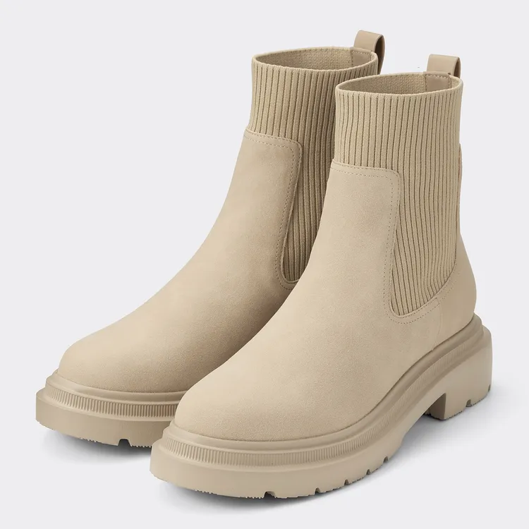 女裝羅紋針織襪靴，優惠價990元。品牌提供