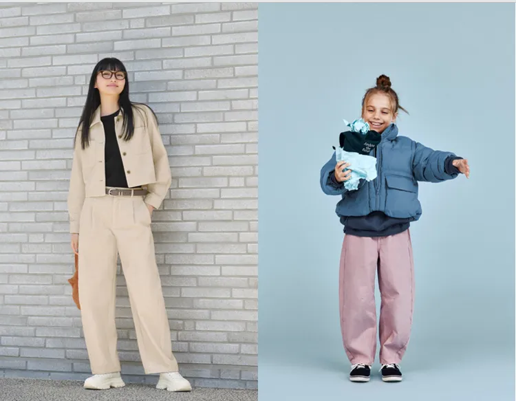 爆紅的錐形褲系列端出優惠價格。品牌提供