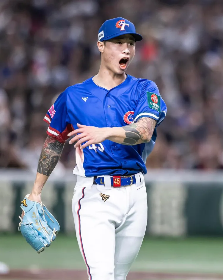 林昱珉在投手丘上霸氣十足。棒協提供