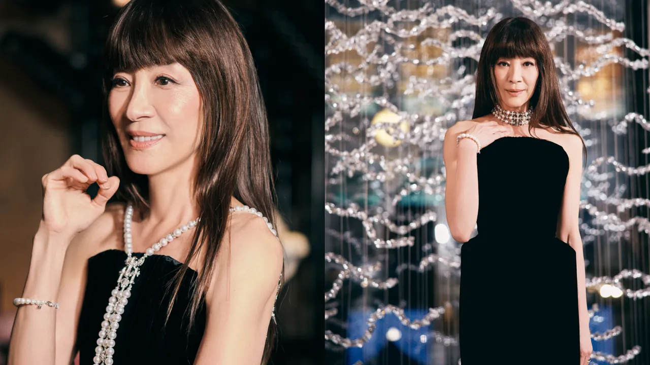 楊紫瓊的妹妹頭直髮新造型，被粉絲讚有「Lisa氛圍」。品牌提供