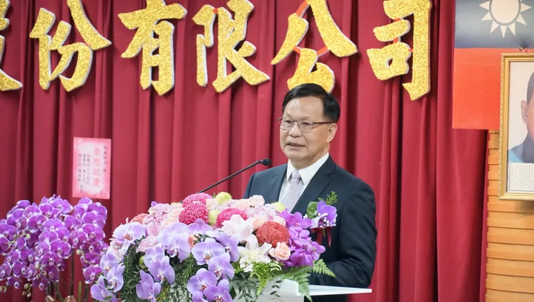 台灣石油工會理事長陳嘉麟不滿經濟部長郭智輝「重電輕油」。中油提供