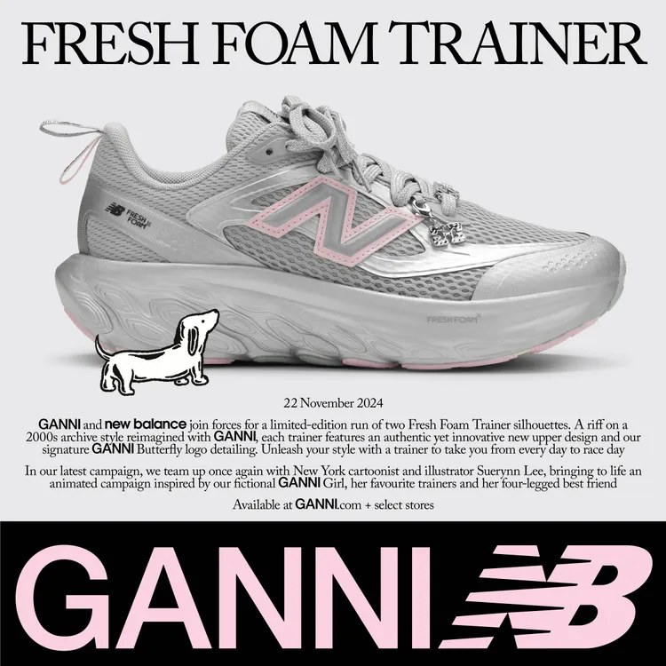 銀色拼接粉紅色彰顯未來感。品牌提供