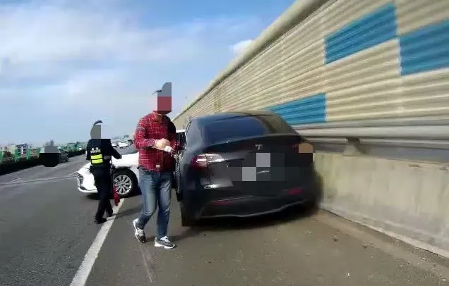 車禍現場。國道警方提供