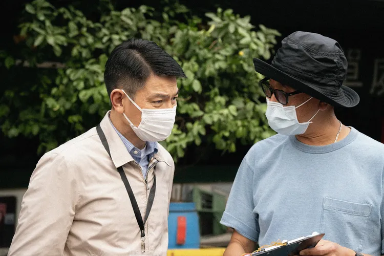 劉德華和導演潘耀明。華映提供