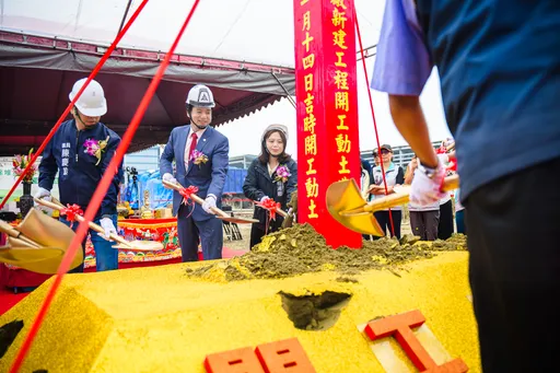 竹市廚餘堆肥處理廠新建工程開工 惱人廚餘轉化成具農經價值循環資源