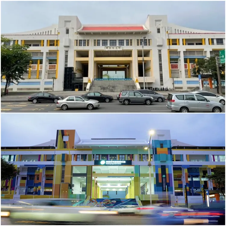 中正技擊館改造為苓雅運動中心後呈現不同風貌。 林熺俊提供