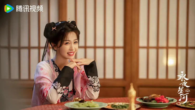 虞書欣憑《永夜星河》又漲一波人氣。翻攝永夜星河官微