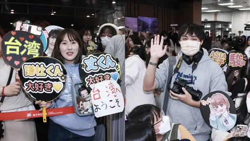直擊|只為浪花男子!女粉18小時沒睡搶頭香接機 187公分男粉從大阪飛來