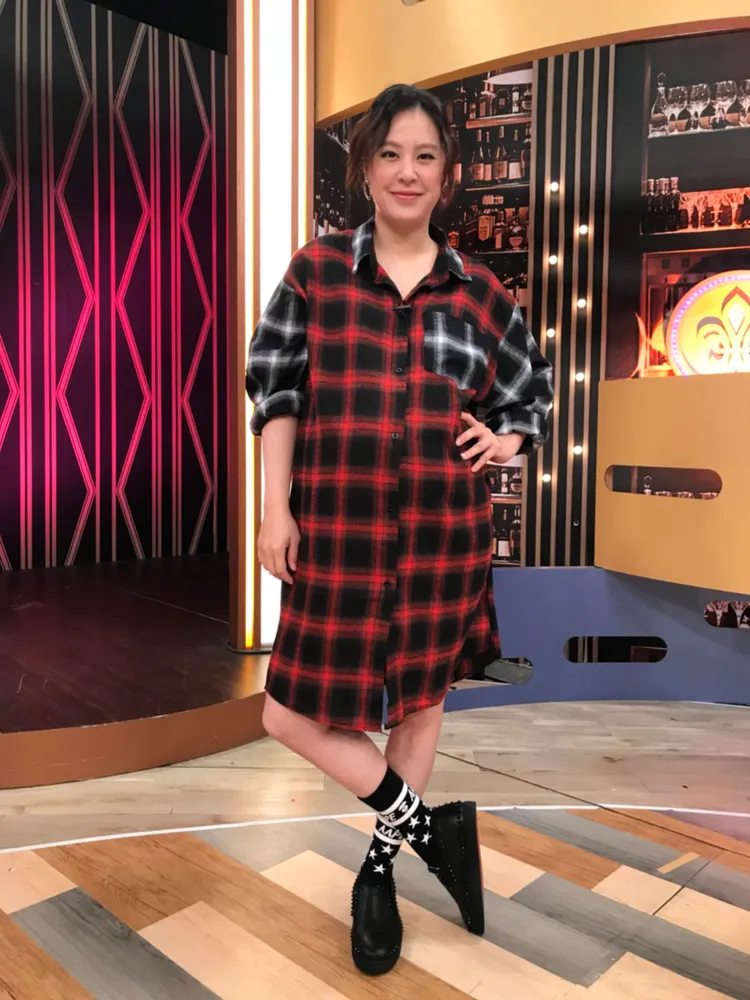 身高162公分的黃小柔對於少女時代吃不胖的身材十分懷念，婚後曾一度上升57公斤。本人提供