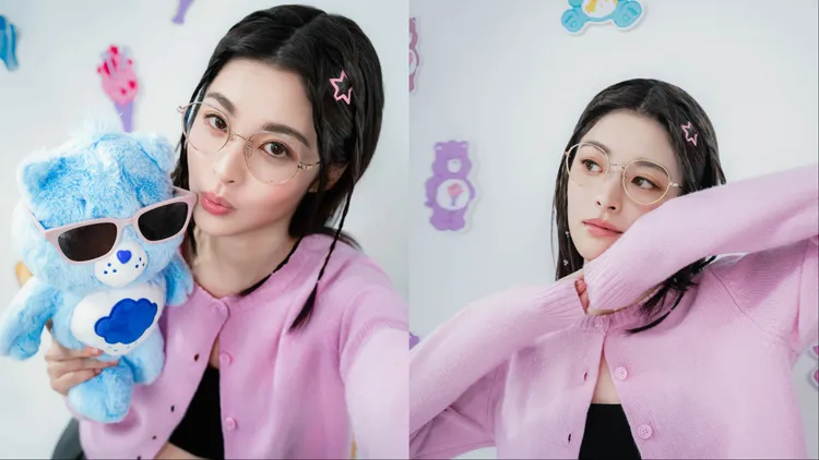 詹子萱演繹JILLSTUART Eyewear聯名鏡款。品牌提供