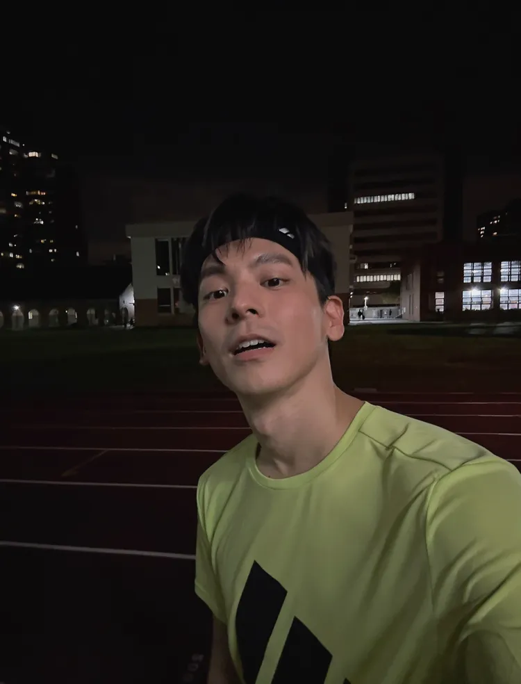 林柏宏仍會自律地完成教練所安排的課表。 宏壹創意企畫提供